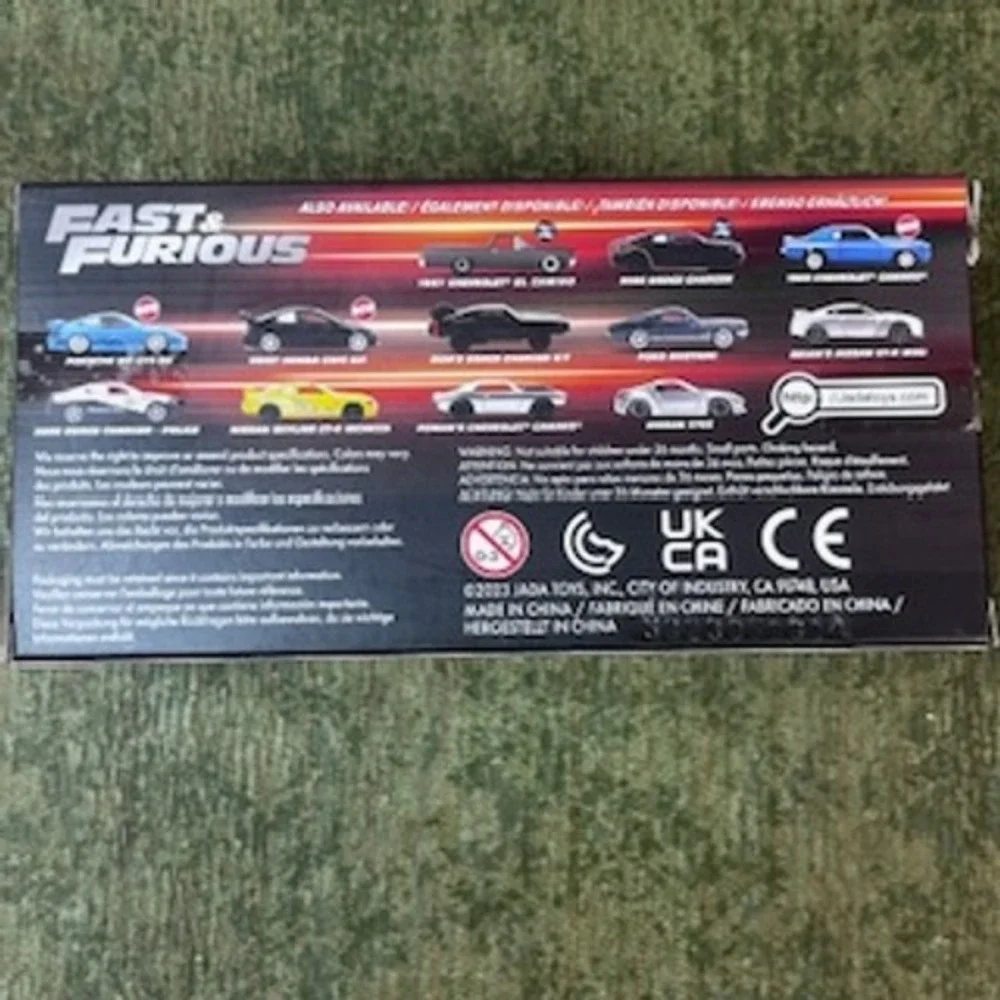Jada Toys Fast Furious 1995 Toyota Supra Diecast‎ Car Black 132 Scale 24075